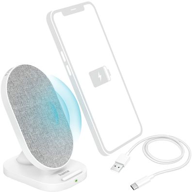 Hama QI Wireless Charger Schnell Induktion Ladegerät Dock Ladestation Kabellos