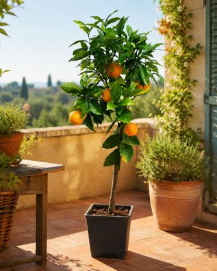 Citrus sinensis Sanguinello Blutorangenbaum Orangenbaum 120-140 cm