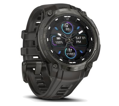 Garmin Instinct Crossover AMOLED Anthrazitgrau GPS Unisex Silikon Armband - Kaufen