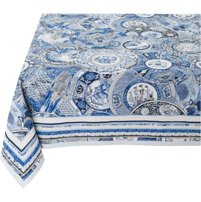 Gobelin Tischdecke Tafeltuch 145 x 240 Maritimes Tischtuch Sensha aus Frankreich