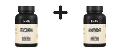 2 x Bulk Magnesium Bisglycinate (180 Tabs)