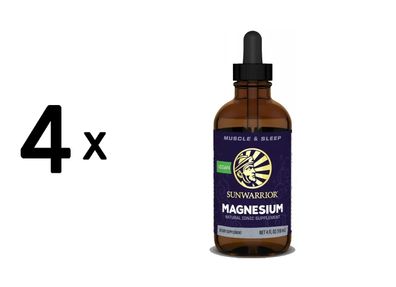 4 x Sunwarrior Magnesium Liquid (118ml)