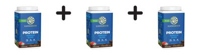 3 x Sunwarrior Warrior Blend Organic (750g) Chocolate