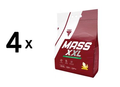 4 x Trec Nutrition Mass XXL (4800g) Banana