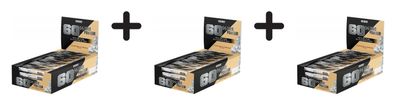 3 x Weider 60% Protein Bar (24x45g) Cookies and Cream