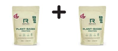 2 x Reflex Nutrition Plant Protein (600g) Wild Berry