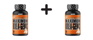 2 x Weider Maximum Krea-Genic Capsules (200)