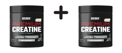 2 x Weider Premium Creatine 100% Creapure (375g)