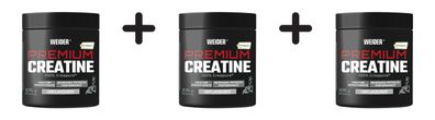 3 x Weider Premium Creatine 100% Creapure (375g)