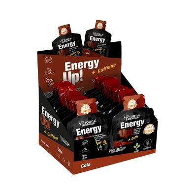 Weider Victory Endurance Energy Up Gel + Caffeine (24x40g) Cola