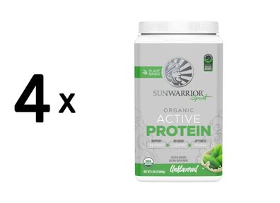 4 x Sunwarrior Active Protein Organic - (884g)