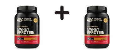 2 x Optimum Nutrition 100% Whey Gold Standard (768g) Chocolate Peanut Butter