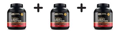 3 x Optimum Nutrition 100% Whey Gold Standard (2000g) Double Rich Chocolate