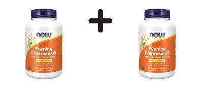 2 x Now Foods Evening Primrose Oil 1000mg (90 vcaps)