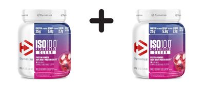 2 x Dymatize ISO 100 Clear (512g) Wild Berry Lollipop