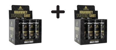 2 x Peak HighWhey Protein Shot (12x100ml) Multi Fruit
