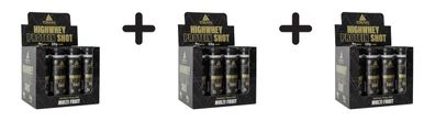 3 x Peak HighWhey Protein Shot (12x100ml) Multi Fruit
