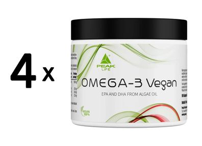 4 x Peak Omega-3 Vegan (90 Caps)
