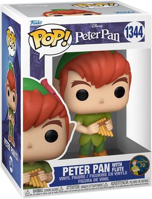 Disney Peter Pan - Peter Pan With Flute 70th 1344 - Funko Pop! Vinyl Figur