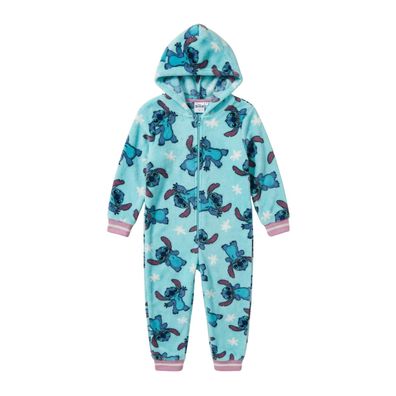 Disney Lilo & Stitch Kinder Overall Lila Pyjama Hausanzug