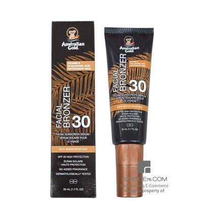 Australian Gold/SPF30 Facial Bronzer "Sunscreen Serum" 50ml/Sonnenschutz