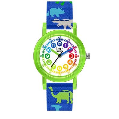 Uhr - ICE learning - Green Dinosaur