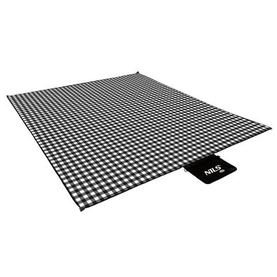 NILS CAMP Picknickdecke 200 × 200 cm Outdoor Decke Camping Strand Garten