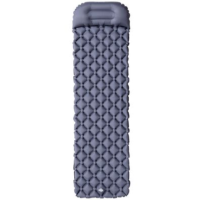 NILS CAMP Aufblasbare Isomatte 190 × 58 × 5 cm Campingmatte mit Kissen