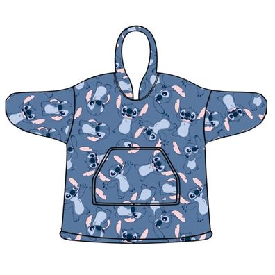 Lilo & Stitch Hoodie-Decke – Weiche Kapuzendecke aus Korallenfleece für Kleinkinder