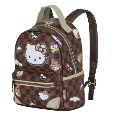 Hello Kitty Kinder Rucksack mit Frontfach Seitenfächern Alltag Schule Reise