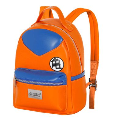 Dragon Ball Suit Rucksack Orange Urban Backpack für Schule Freizeit Alltag