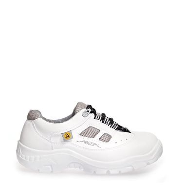 Abeba 2626-39 Anatom Sicherheitsschuhe Halbschuhe ESD S1 SRC weiß 39