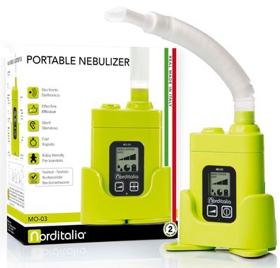 Norditalia Ultraschall Inhalator MO-03 mit Batterie 1 St