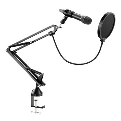 Walimex pro Boya HM2 Mikrofon + Mikrofonarm Set Popschutz Mikrofonhalter