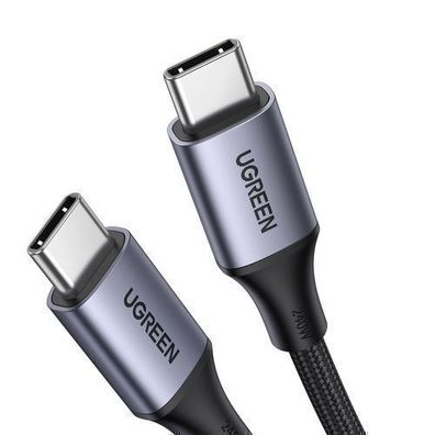 Ugreen USB-C zu USB-C Ladekabel Power Delivery 240W 5A, 2m, Grau (Modell: 90440