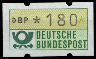 BRD ATM 1981 Nr 1-1-180 postfrisch S038E5A