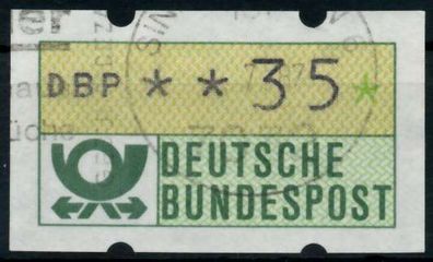 BRD ATM 1981 Nr 1-1-035 gestempelt X96E0A2