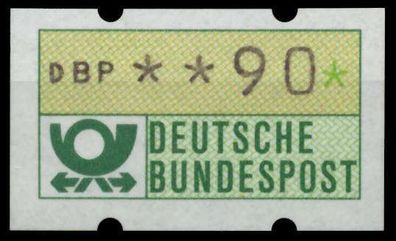 BRD ATM 1981 Nr 1-1-090 postfrisch S038DFE