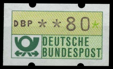 BRD ATM 1981 Nr 1-1-080 postfrisch S038DE6