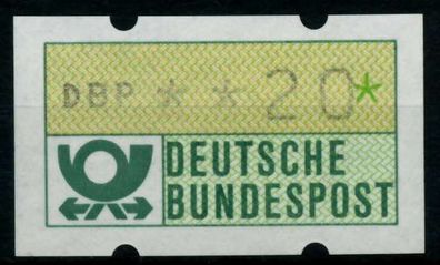 BRD ATM 1981 Nr 1-1-020 postfrisch S0375CA