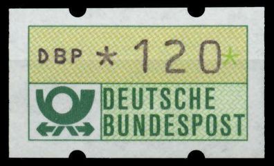BRD ATM 1981 Nr 1-1-120 postfrisch S038E26