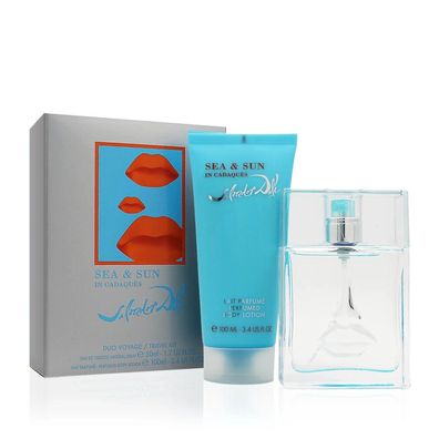 Salvador Dal Sea & Sun Gesichtswasser für Damen 50ml + Milchpulver 100ml