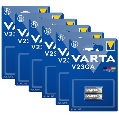 6x Varta V23GA 4223 12V Batterie Knopfzelle MN21 L1028 LRV08 2er Blister