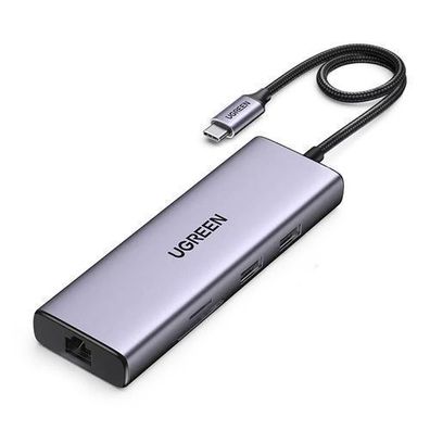 Ugreen 5-in-1 USB-C Hub - HDMI 1.4 / 3x USB-A / USB-C PD 100W - Grau