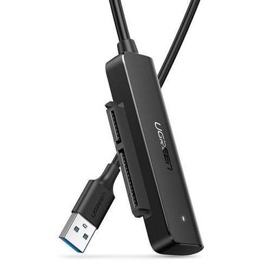 Ugreen SATA III 2,5'' HDD/SSD Adapter auf USB 3.2 Gen 1 (5 Gbps) Konverter Schwa