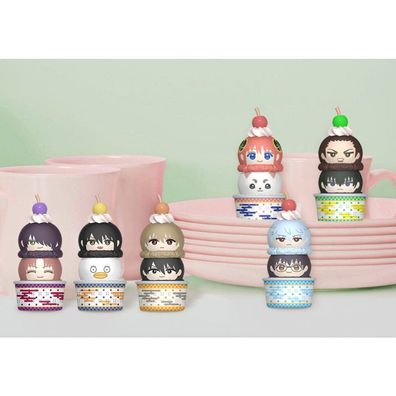Gintama Tsumichen Stack up & Change Sammelfiguren 8 cm Sortiment (6)