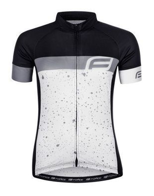 Jersey Kurz Jacke FORCE SPRAY LADY schwarz-weiß %%% *