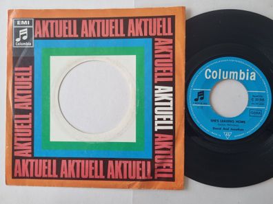 David And Jonathan - She's Leaving Home 7'' Vinyl Germany/ CV THE Beatles