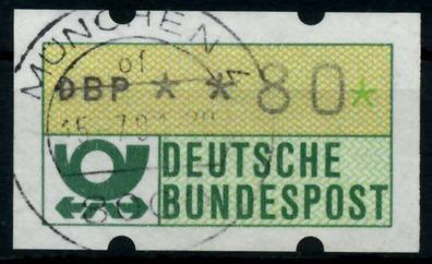 BRD ATM 1981 Nr 1-1-080R gestempelt X9703C6