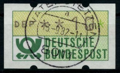 BRD ATM 1981 Nr 1-1-010 zentrisch gestempelt X970872